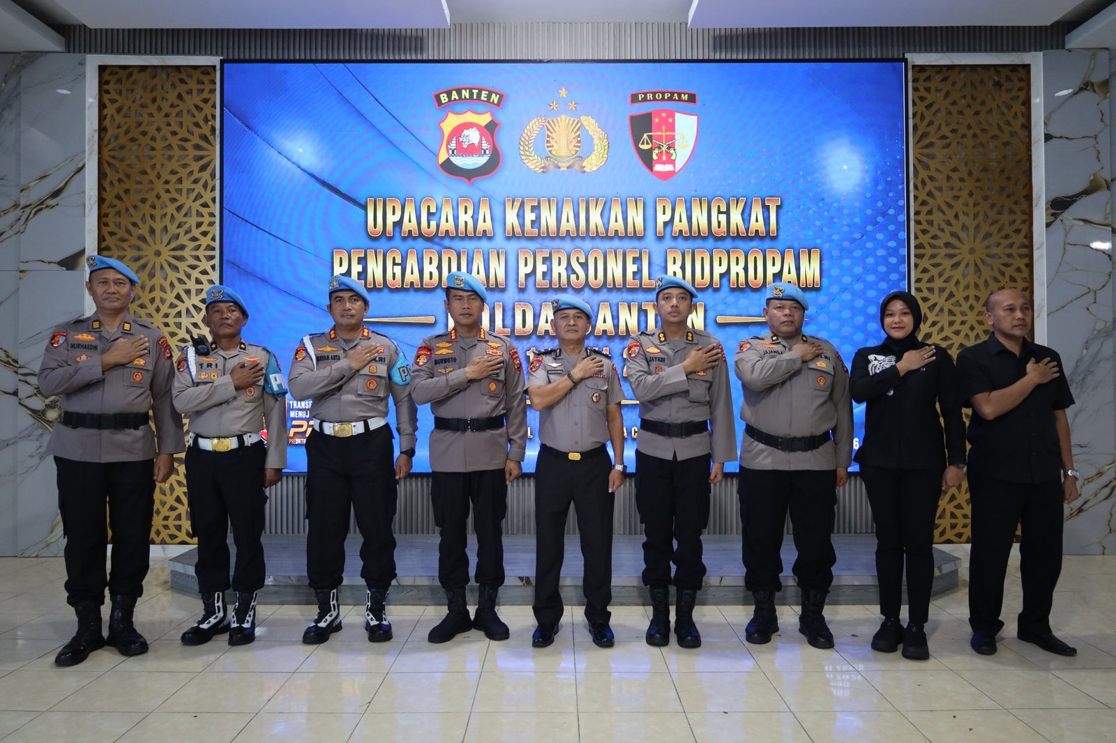 Bidpropam Polda Banten Gelar Upacara Kenaikan Pangkat Pengabdian Personel 3 IMG 20260603 WA0003